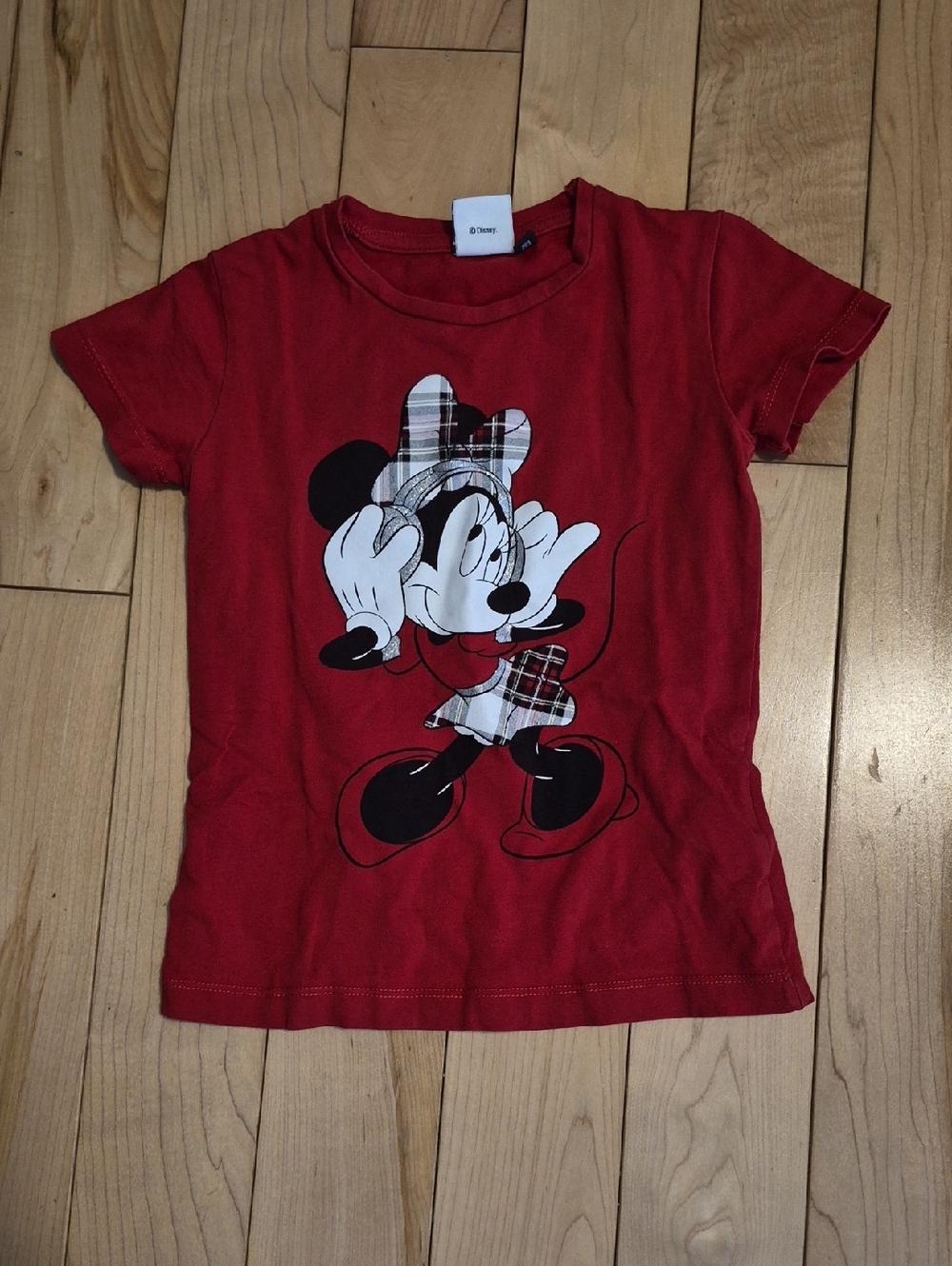 Girls Size 4 Disney Red Minnie Mouse Graphic Tee